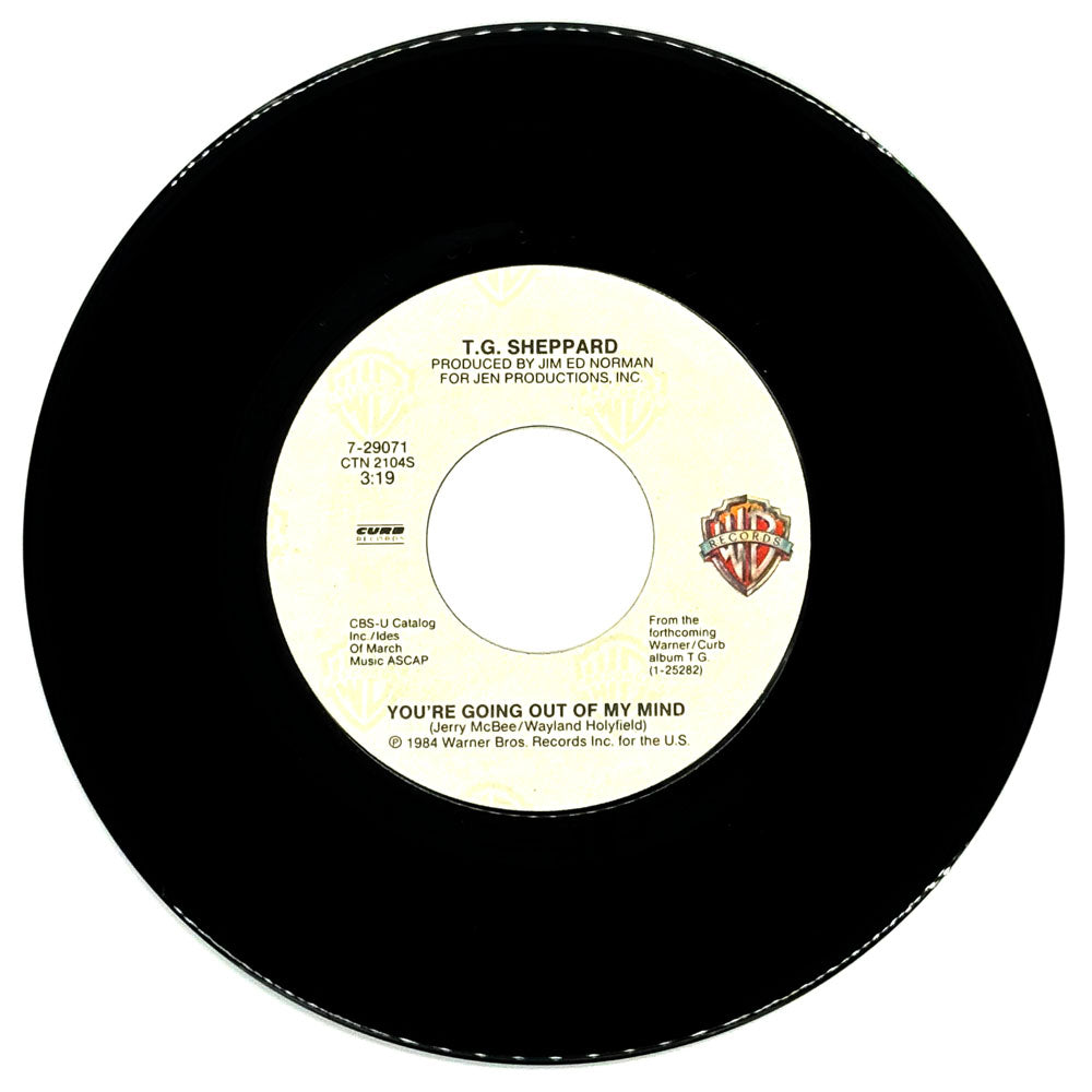 T.G. Sheppard : YOU'RE GOING OUT OF MY MIND/ HEAT LIGHTNING