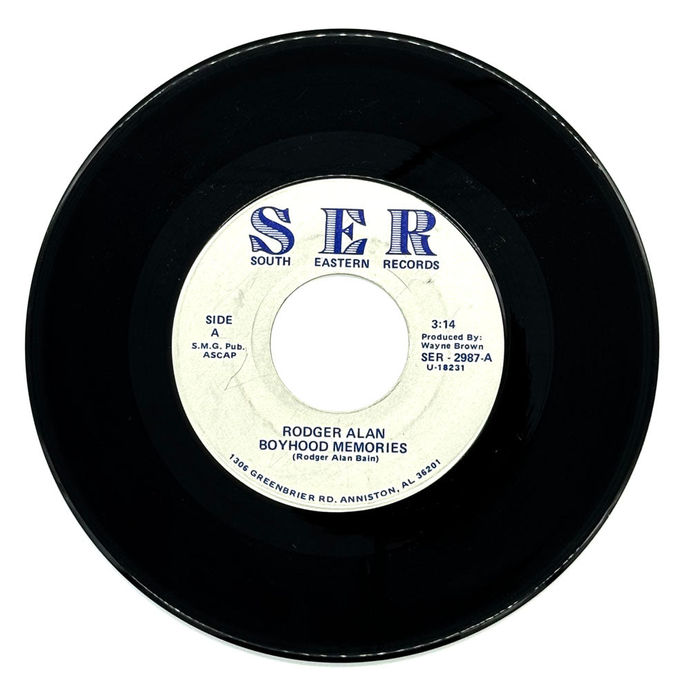 Rodger Alan : BOYHOOD MEMORIES/ PRETTY WOMAN (YOU FILL MY LIFE WITH LOVE)