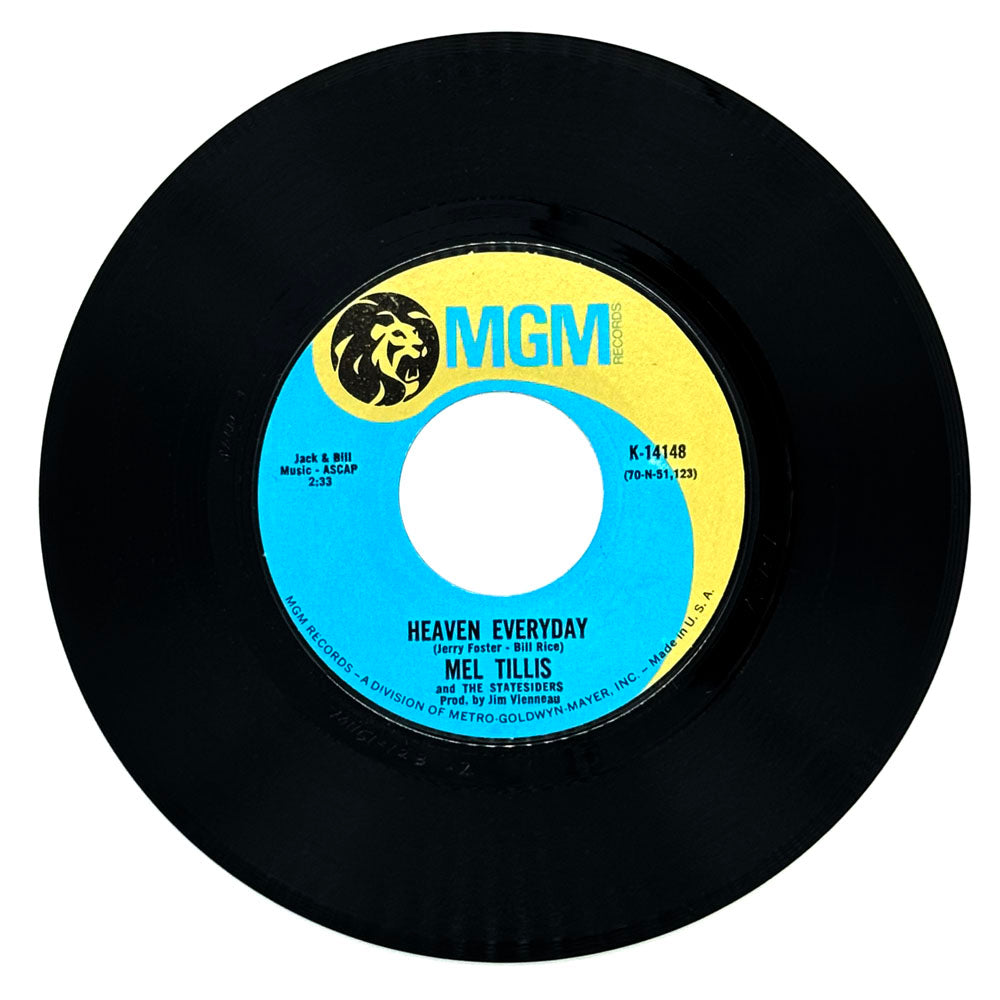 Mel Tillis and The Statesiders : HEAVEN EVERYDAY/ HOW YOU DRINK THE WINE