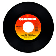 Paul Young : EVERYTIME YOU GO AWAY/ THIS MEANS ANYTHING