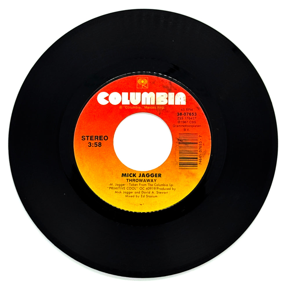 Mick Jagger : THROWAWAY/ PEACE FOR THE WICKED