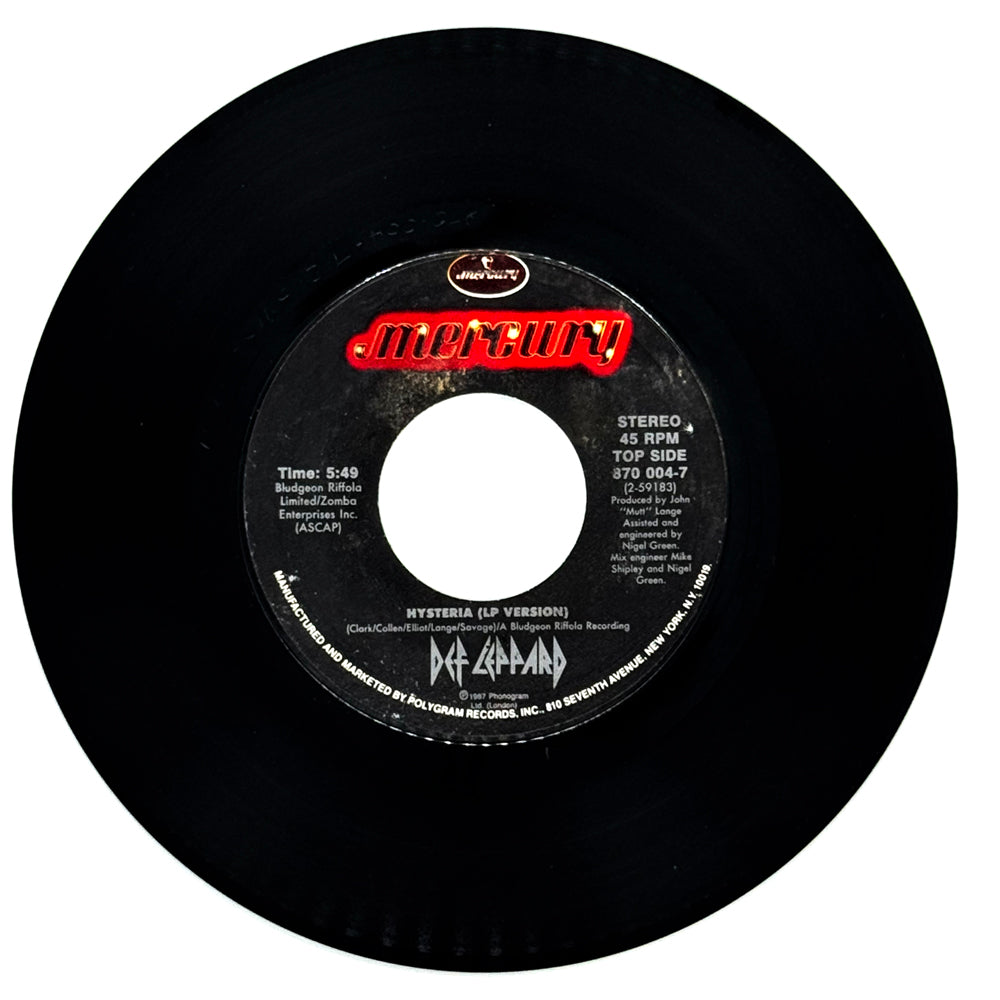 Def Leppard : HYSTERIA (LP VERSION)/ RIDE INTO THE SUN