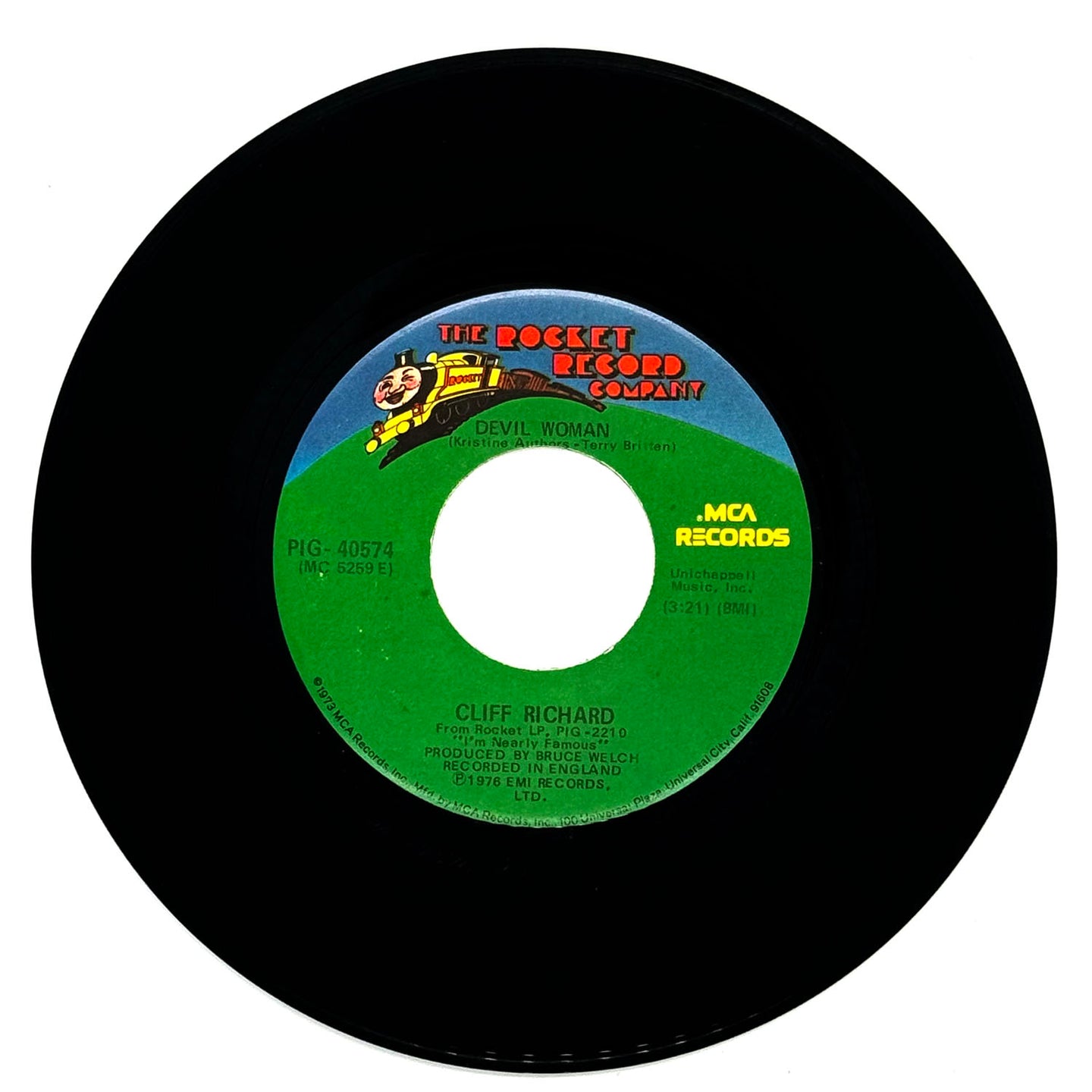 Cliff Richard : DEVIL WOMAN/ LOVE ON (SHINE ON)