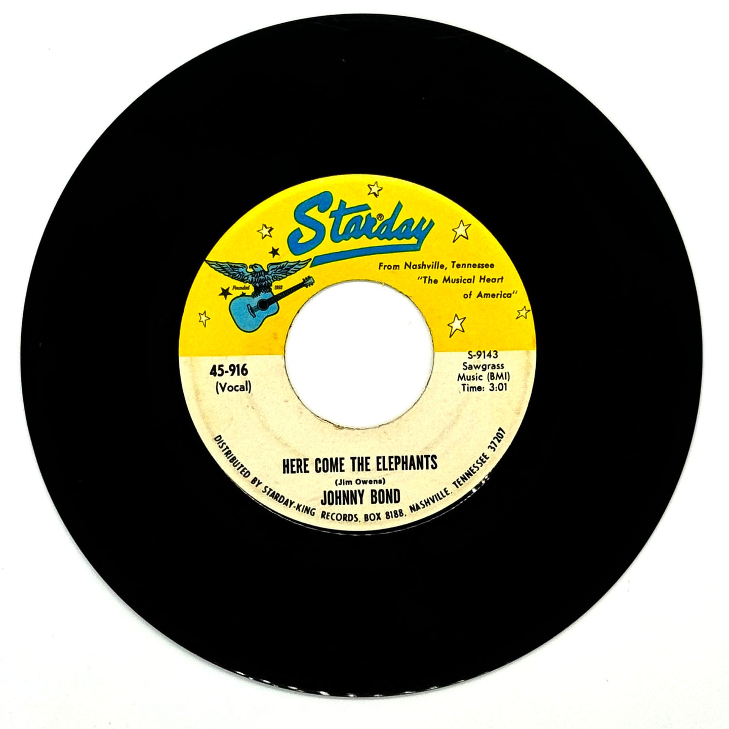Johnny Bond : HERE COME THE ELEPHANTS/ TAKE ME BACK TO TULSA
