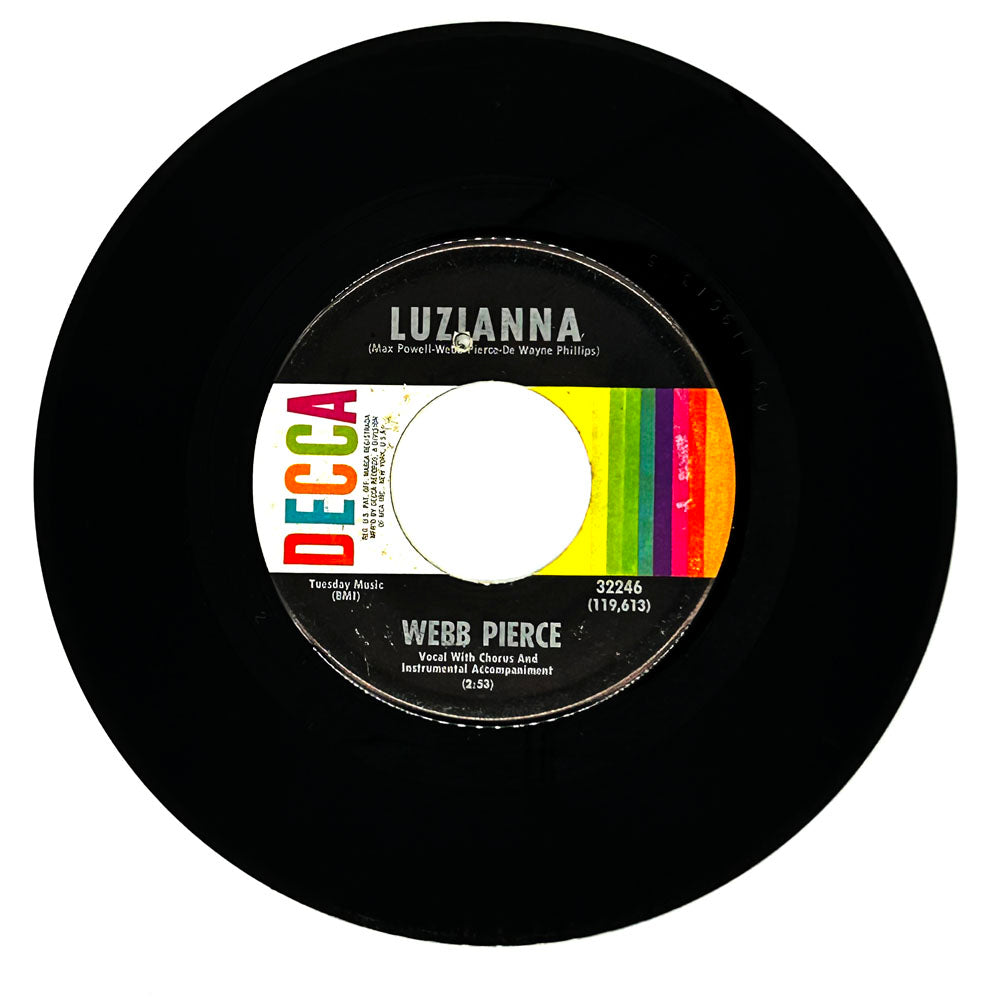 Webb Pierce : LUZIANNA/ SOMEBODY PLEASE KISS MY SWEET THING