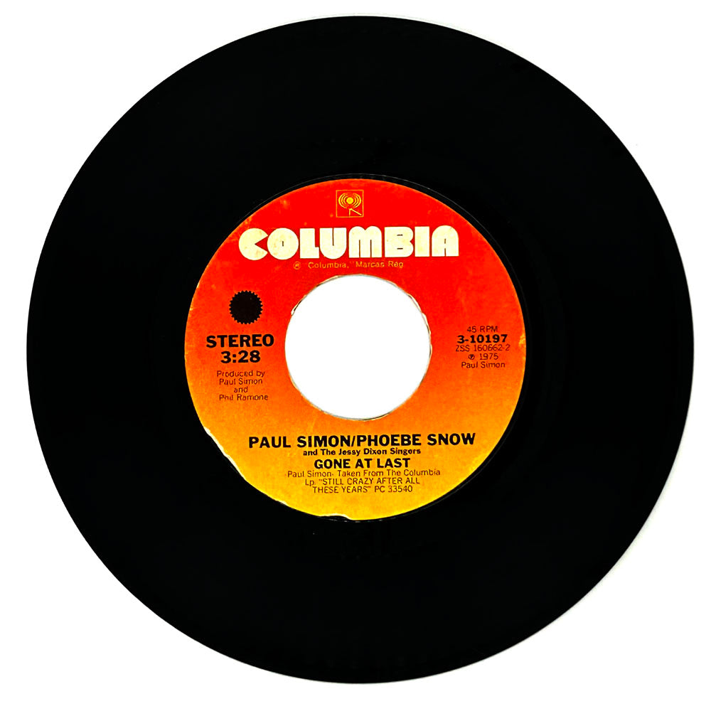 Paul Simon/ Phoebe Snow : GONE AT LAST/ Paul Simon : TAKE ME TO THE MARDI GRAS