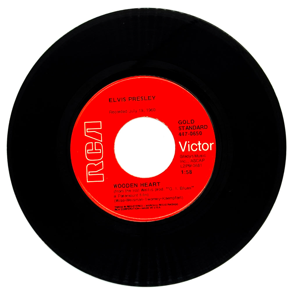 Elvis Presley : WOODEN HEART/ PUPPET ON A STRING