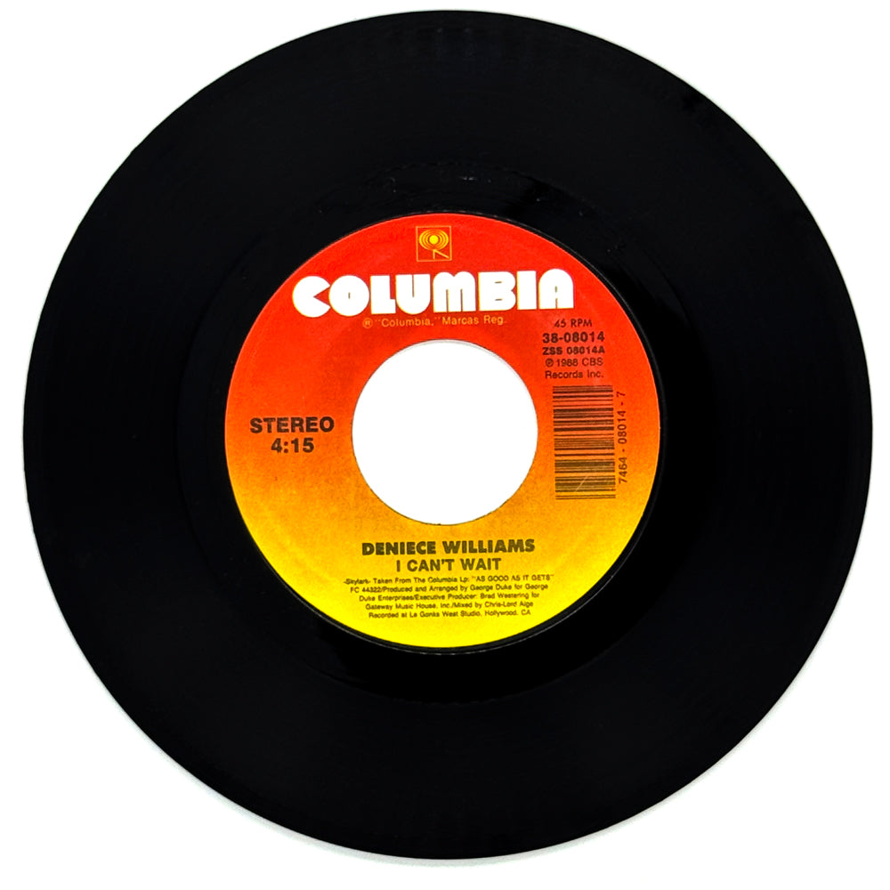 Deniece Williams : I CAN'T WAIT/  I CAN'T WAIT (INSTRUMENTAL)