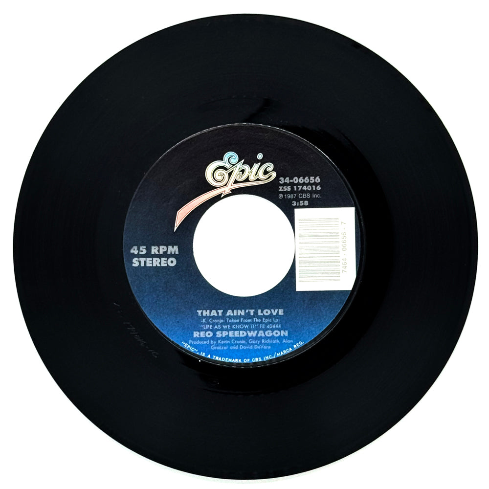 REO Speedwagon : THAT AIN'T LOVE/ ACCIDENTS CAN HAPPEN