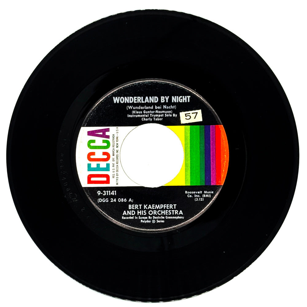 Bert Kaempfert And His Orchestra : WONDERLAND BY NIGHT/ DREAMING THE BLUES