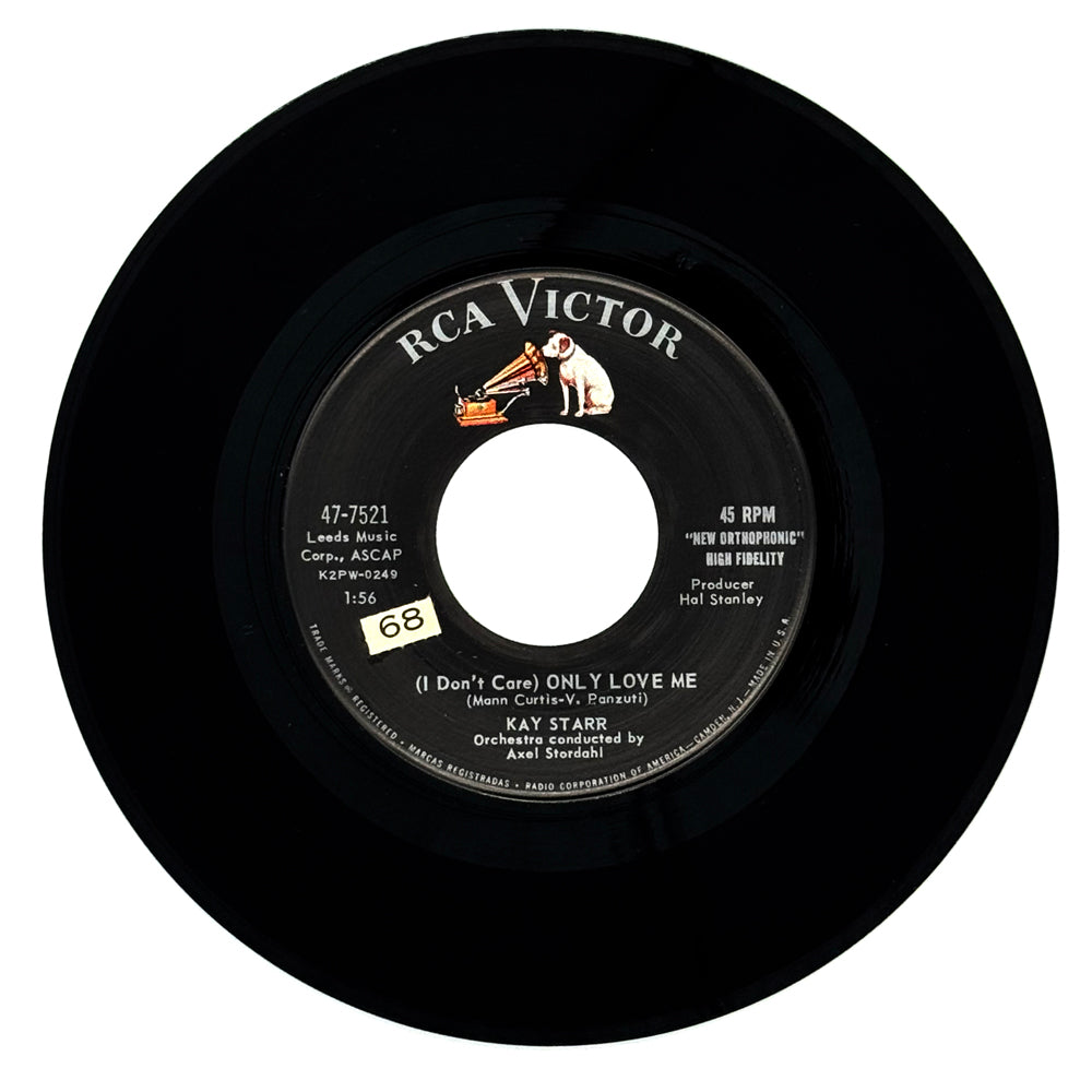 Kay Starr : (I DON'T CARE) ONLY LOVE ME/ I COULDN'T CARE LESS