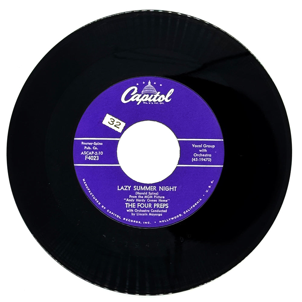 Four Preps, The : LAZY SUMMER NIGHT/ SUMMERTIME LIES