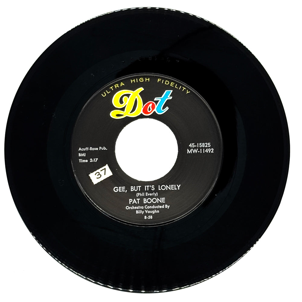 Pat Boone : GEE, BUT IT'S LONELY/ FOR MY GOOD FORTUNE