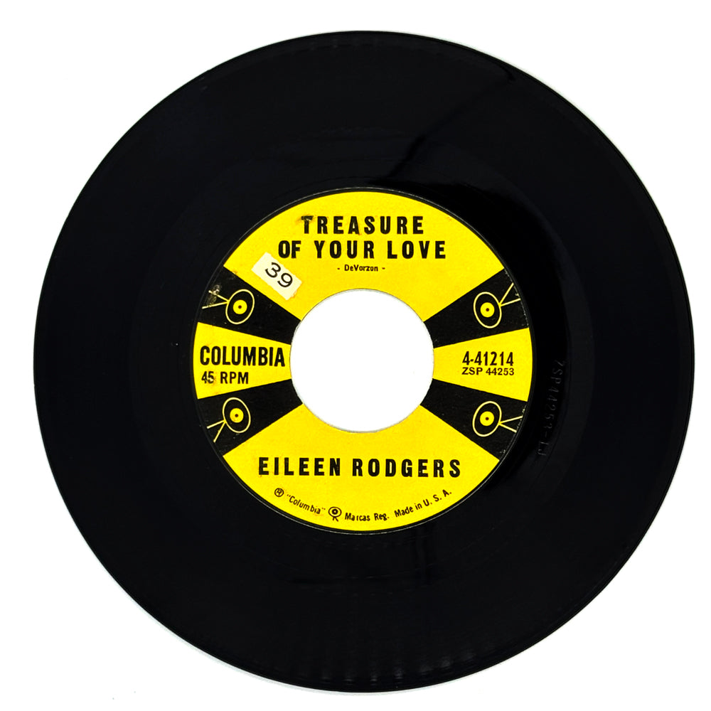 Eileen Rodgers : TREASURE OF YOUR LOVE/ A LITTLE BIT BLUER