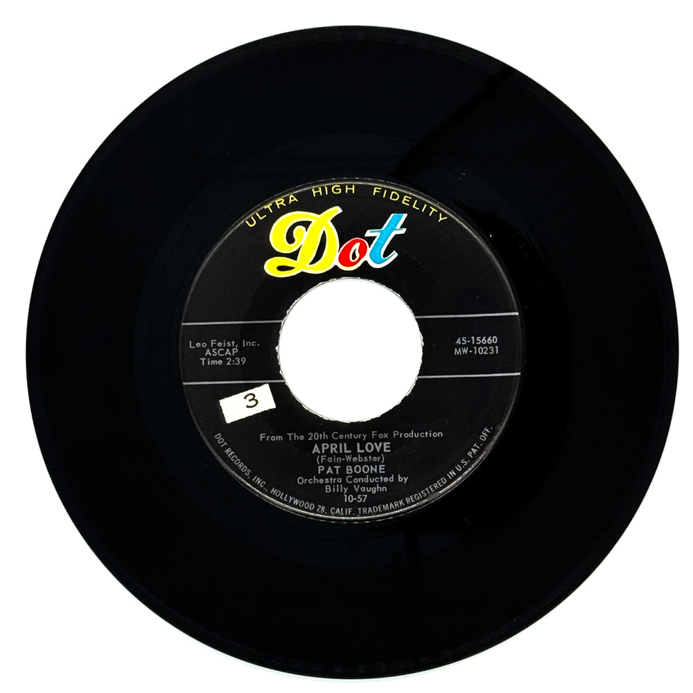 Pat Boone : APRIL LOVE/ WHEN THE SWALLOWS COME BACK TO CAPISTRANO