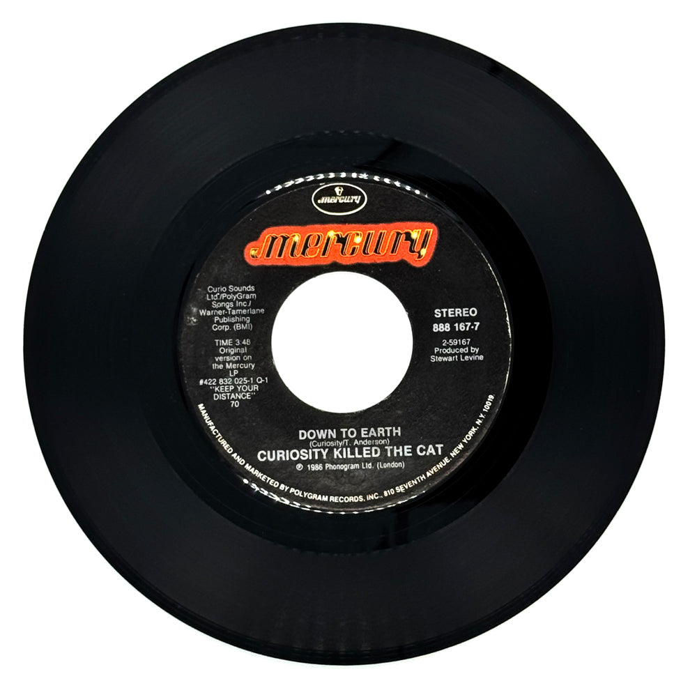 Curiosity Killed The Cat : DOWN TO EARTH/ DOWN TO EARTH (INSTRUMENTAL)