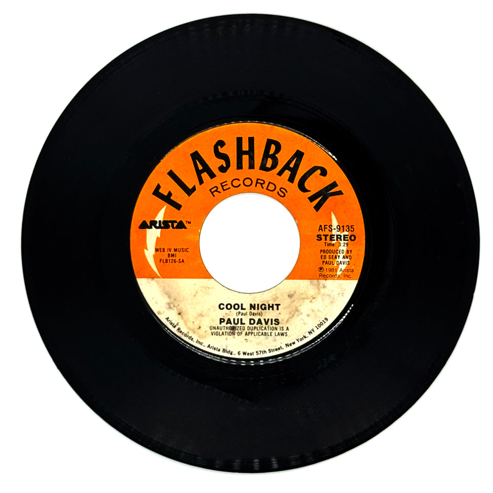 Paul Davis : COOL NIGHT/ '65 LOVE AFFAIR