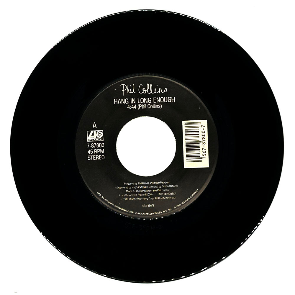 Phil Collins : HANG IN LONG ENOUGH/ SEPARATE LIVES (LIVE)