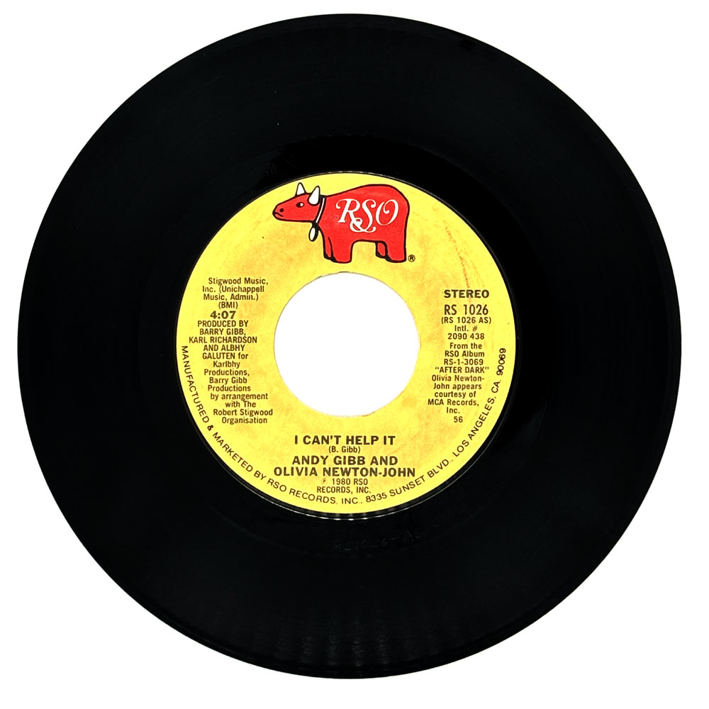Andy Gibb and Olivia Newton-John : I CAN'T HELP IT/ Andy Gibb : SOMEONE I AIN'T