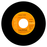 Charley Pride : (I'M SO) AFRAID OF LOSING YOU AGAIN/ A GOOD CHANCE OF TEAR-FALL TONIGHT