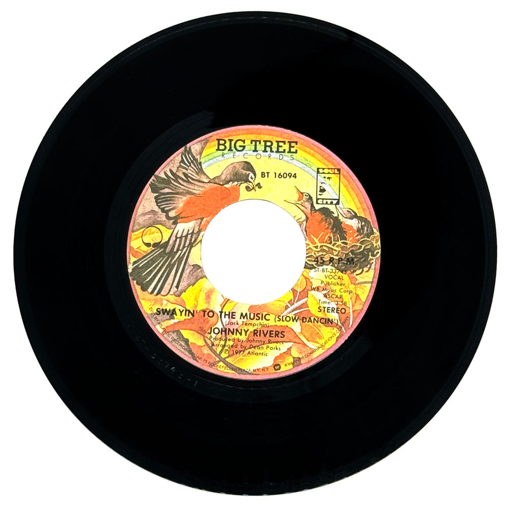 Johnny Rivers : SWAYIN' TO THE MUSIC (SLOW DANCIN')/ OUTSIDE HELP