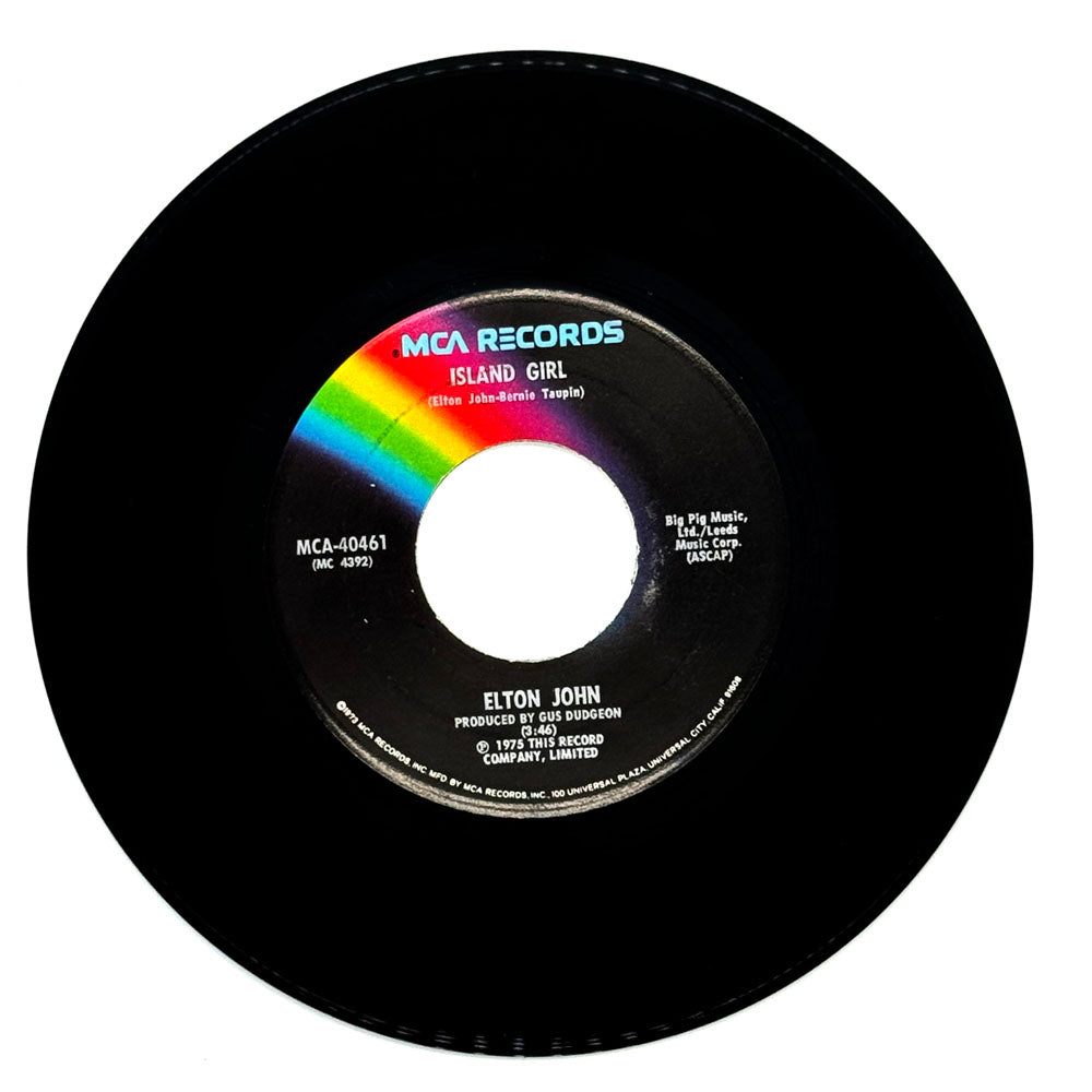 Elton John : ISLAND GIRL/ SUGAR ON THE FLOOR
