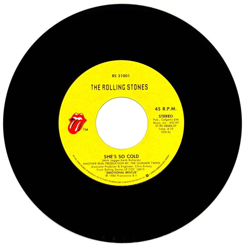 Rolling Stones : SHE'S SO COLD / SEND IT TO ME
