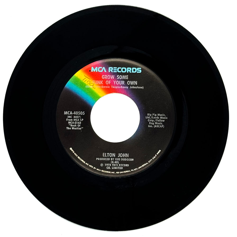 Elton John : GROW SOME FUNK OF YOUR OWN/ I FEEL LIKE A BULLET (IN THE GUN OF ROBERT FORD)