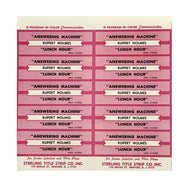 Jukebox Strip : Rupert Holmes | ANSWERING MACHINE/ LUNCH HOUR