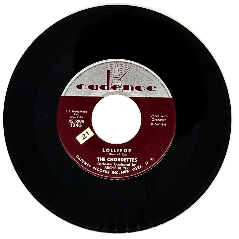 Chordettes : LOLLIPOP/ BABY, COME-A BACK-A