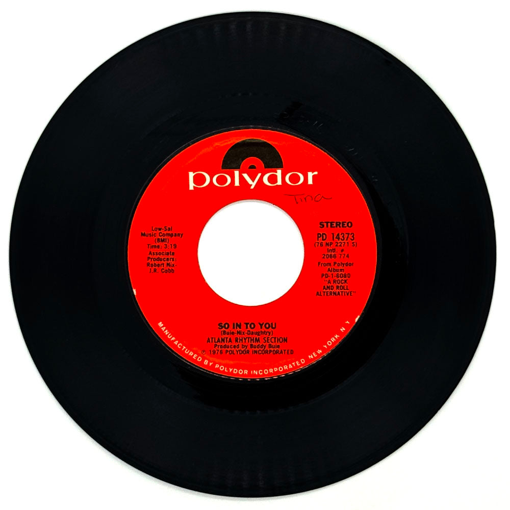 Atlanta Rhythm Section : SO IN TO YOU/ EVERYBODY GOTTA GO