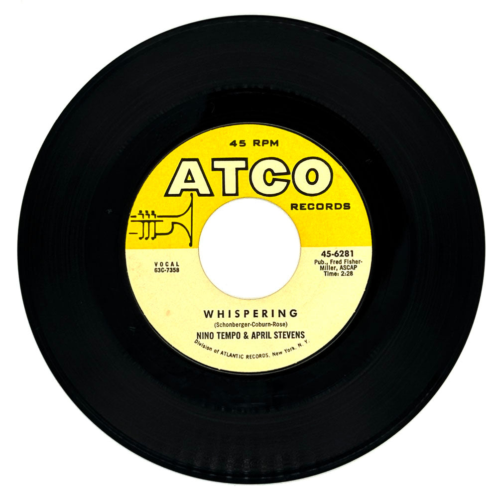 Nino Tempo & April Stevens : WHISPERING/ TWEEDLEE DEE