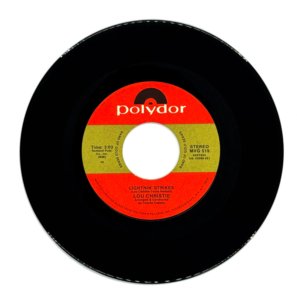 Lou Christie : LIGHTNIN' STRIKES/ RHAPSODY IN THE RAIN