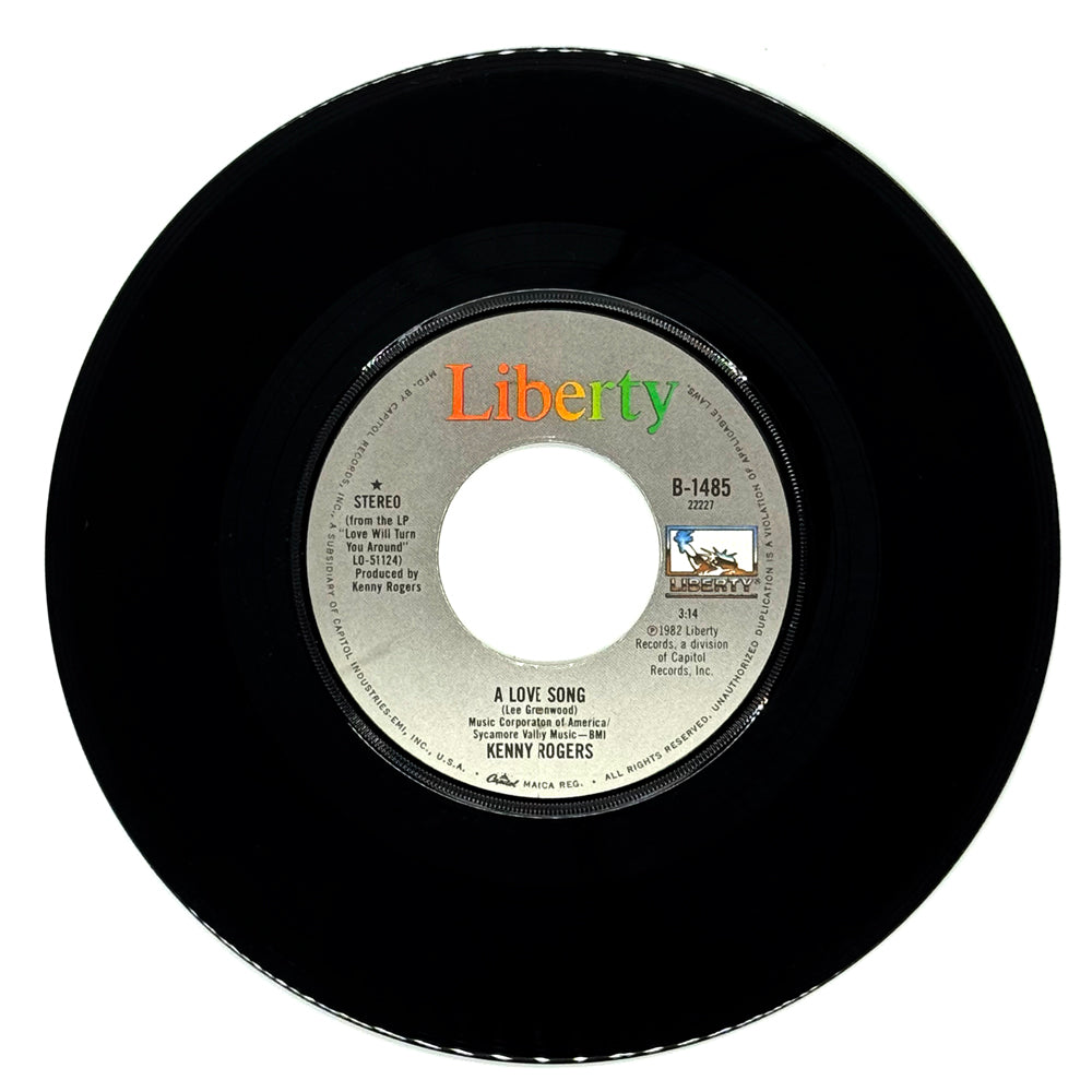 Kenny Rogers : A LOVE SONG/ THE FOOL IN ME