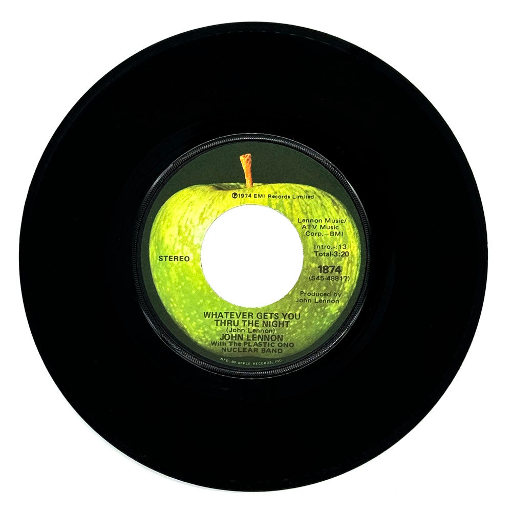 John Lennon with Plastic Ono Nuclear Band : WHATEVER GETS YOU THROUGH THE NIGHT/ BEEF JERKY