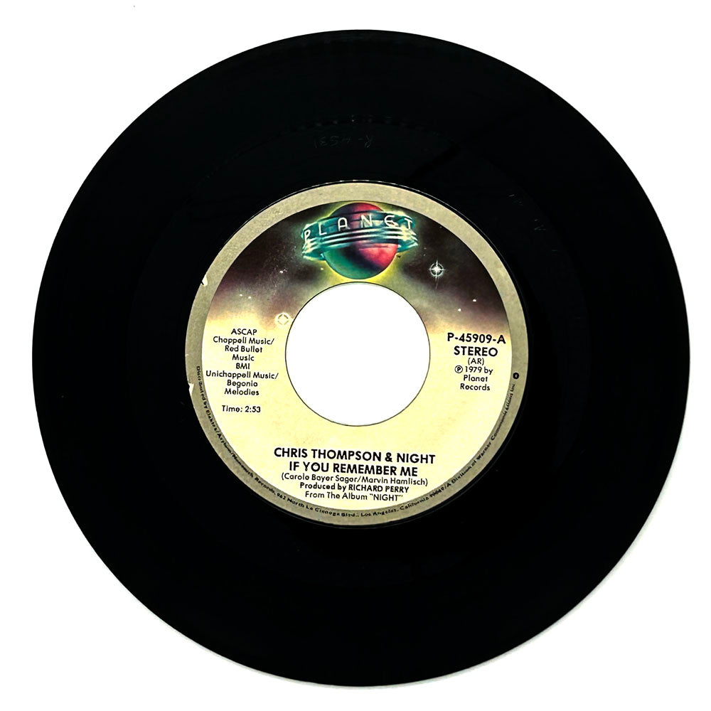 Chris Thompson & Night : IF YOU REMEMBER ME/ Night : YOU AIN'T PRETTY ENOUGH