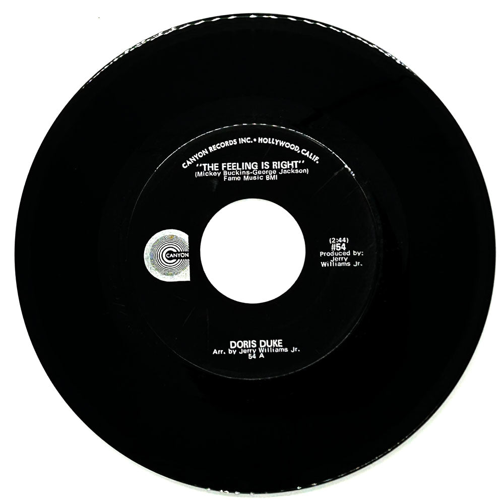 Doris Duke : THE FEELING IS RIGHT/ HE'S GONE