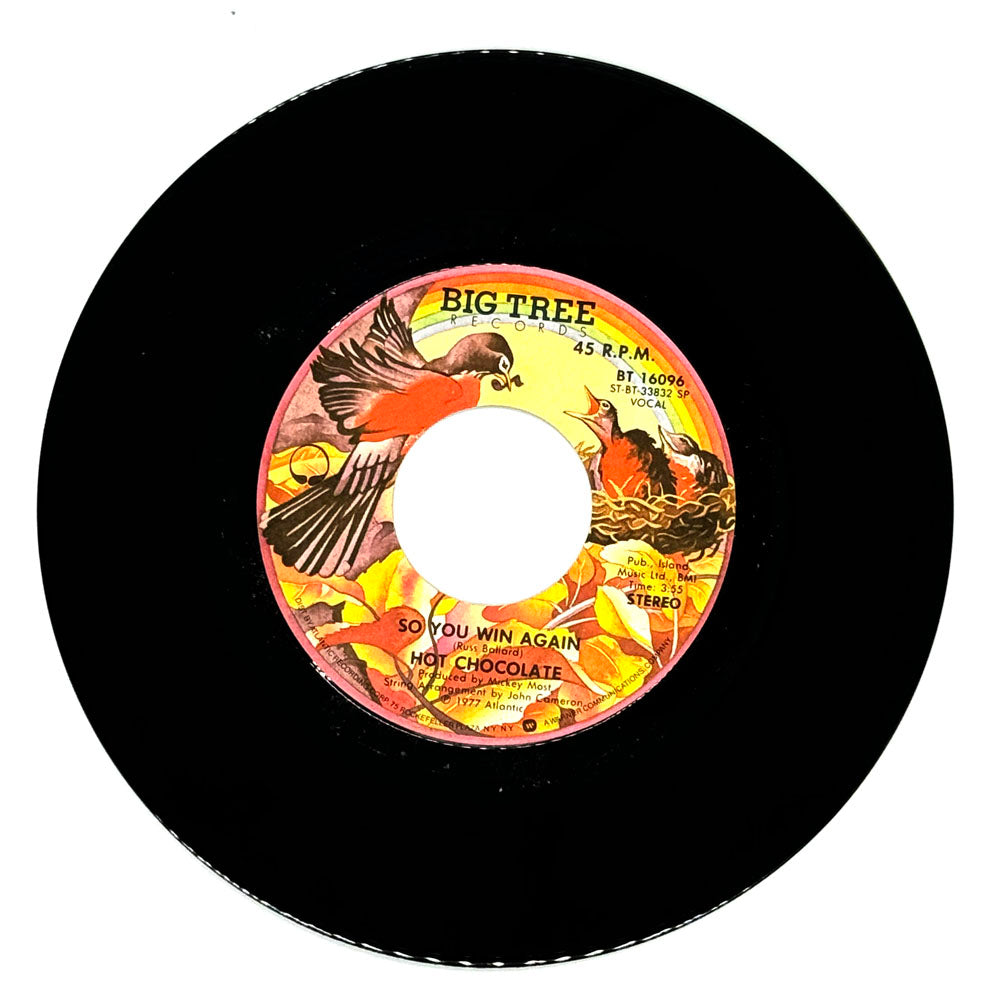 Hot Chocolate : SO YOU WIN AGAIN/ A PART OF BEING WITH YOU