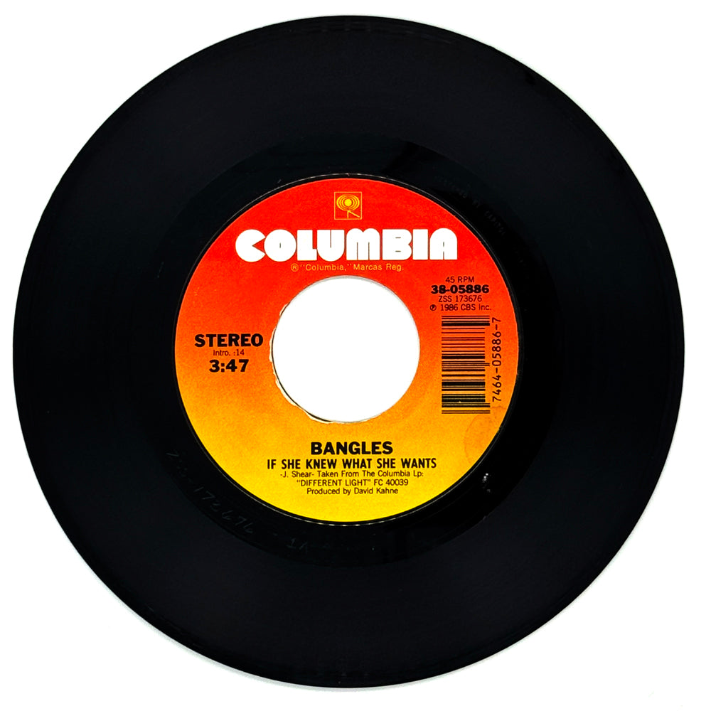 Bangles : IF SHE KNEW WHAT SHE WANTS/ NOT LIKE YOU