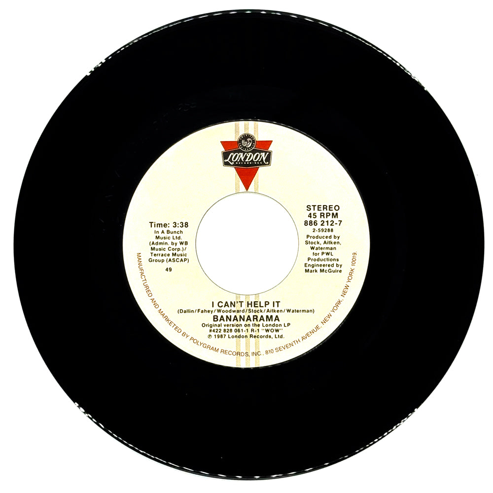 Bananarama : I CAN'T HELP IT/ MR. SLEAZE