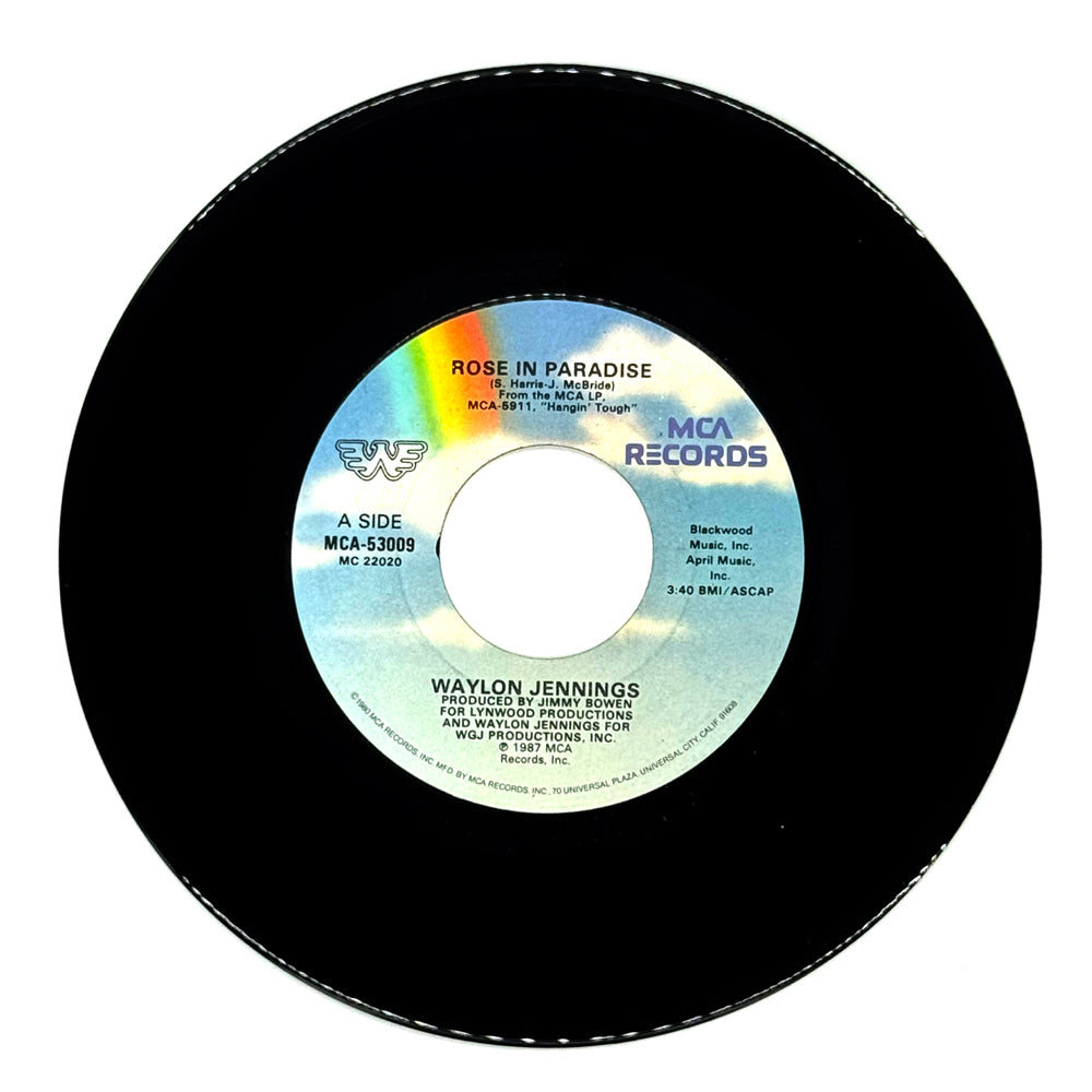 Waylon Jennings : ROSE IN PARADISE/ CRYING DON'T EVEN COME CLOSE