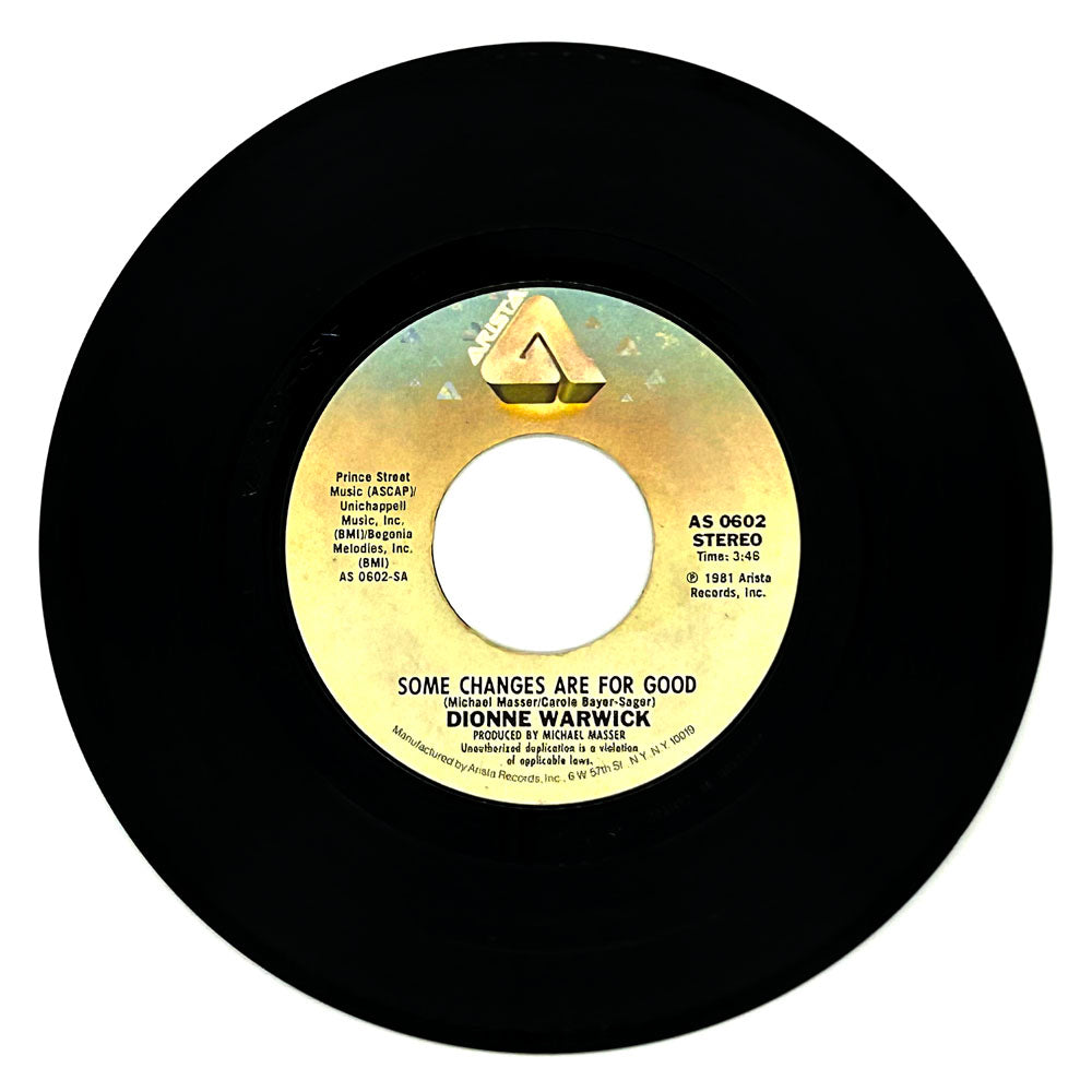Dionne Warwick : SOME CHANGES ARE FOR GOOD/ THIS TIME IS OURS