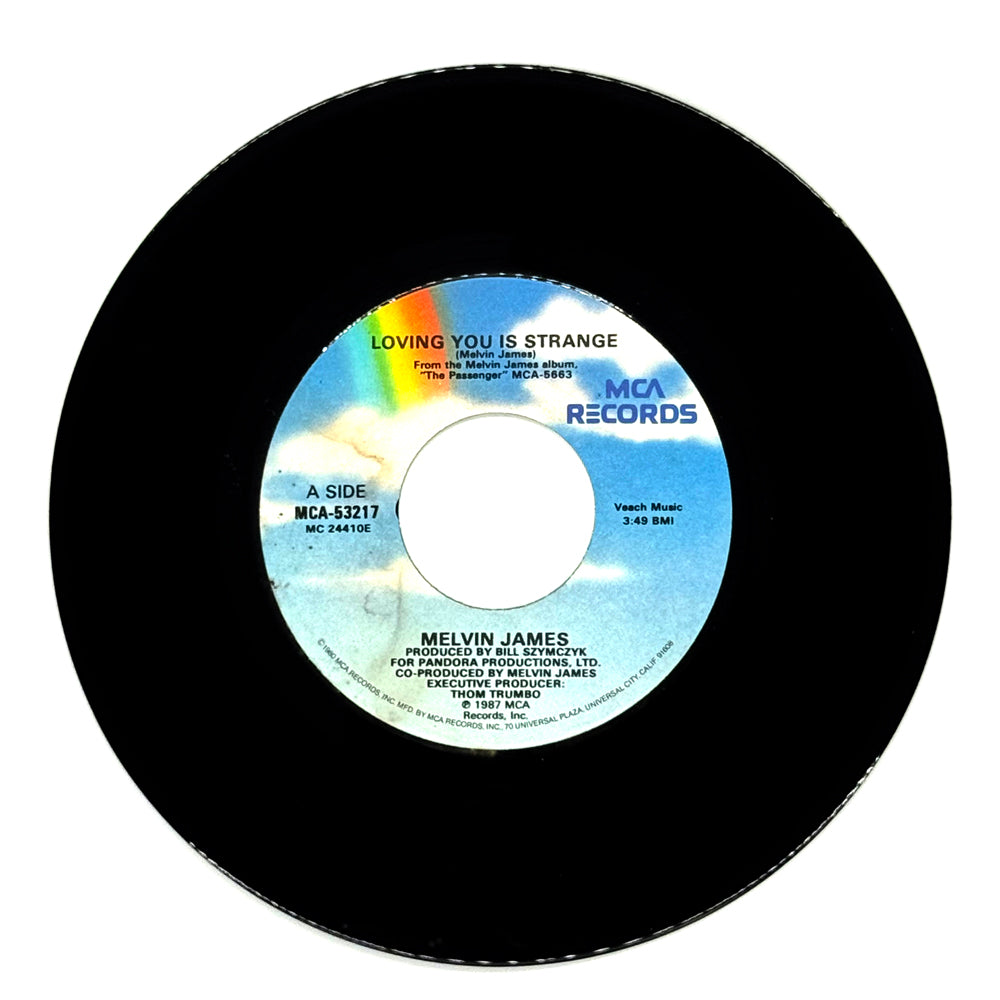 Melvin James : LOVING YOU IS STRANGE/ TELEPHONE