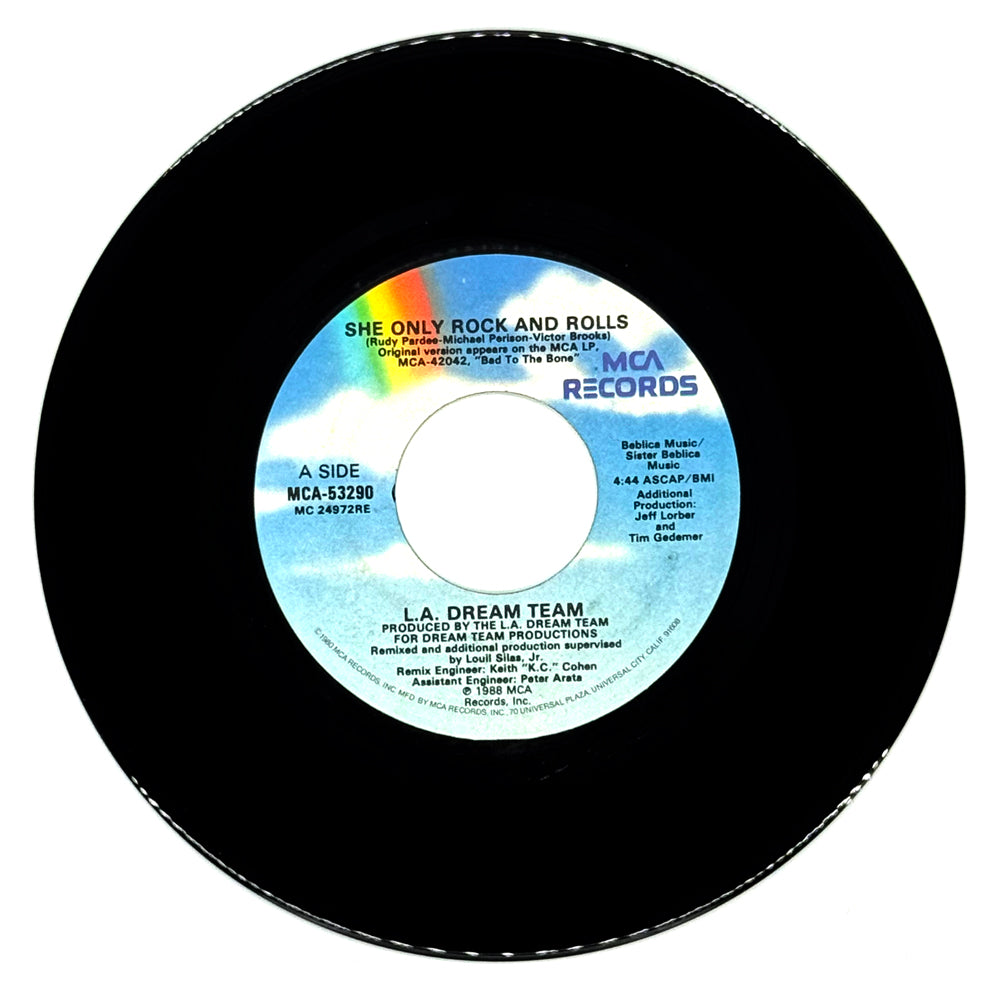 L.A. Dream Team : SHE ONLY ROCK AND ROLLS/ STOP TO START