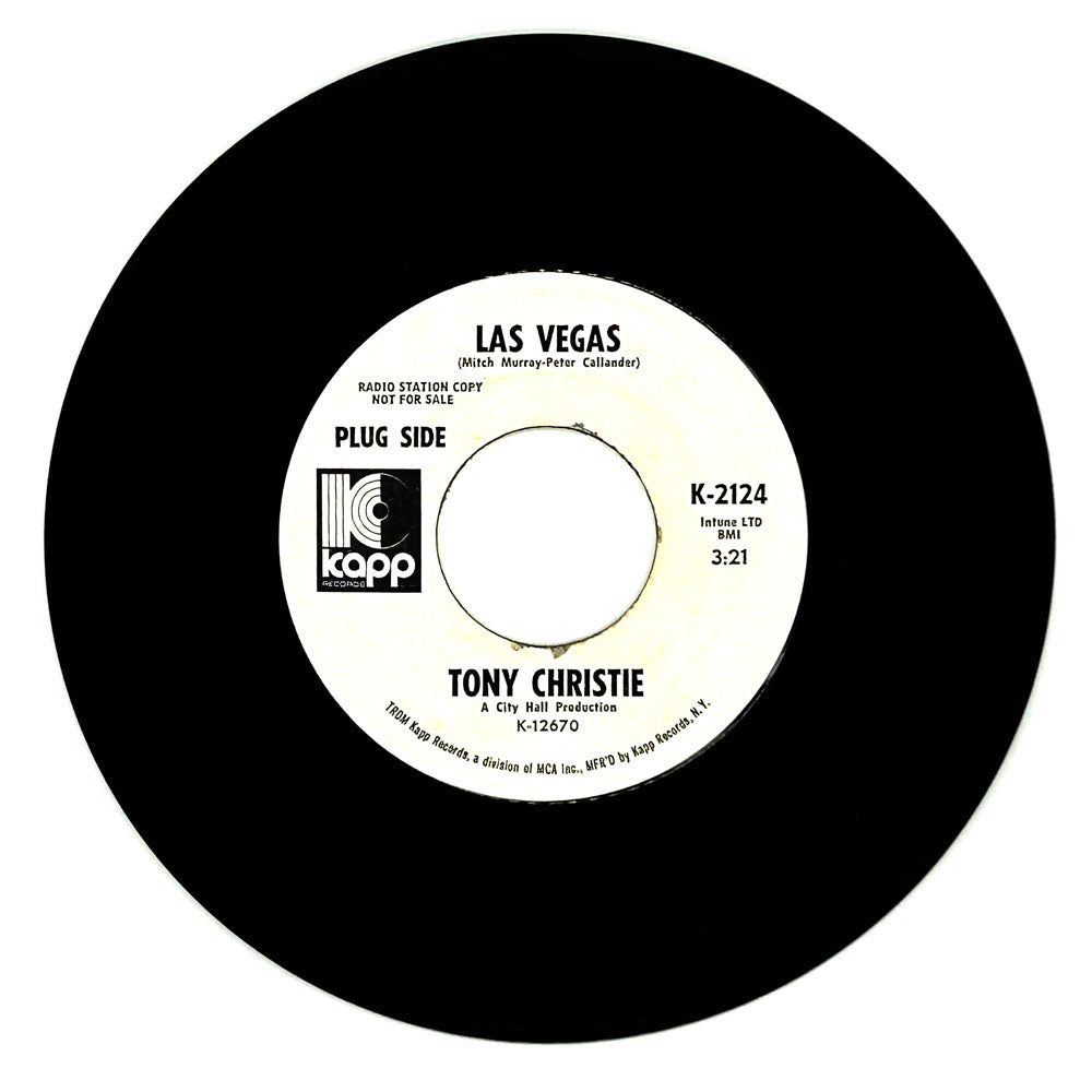 Tony Christie : LAS VEGAS/ LET ME BE TURNED TO STONE