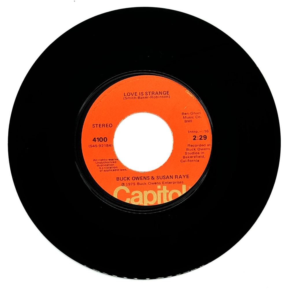 Buck Owens & Susan Raye : LOVE IS STRANGE/ SWEETHEARTS IN HEAVEN
