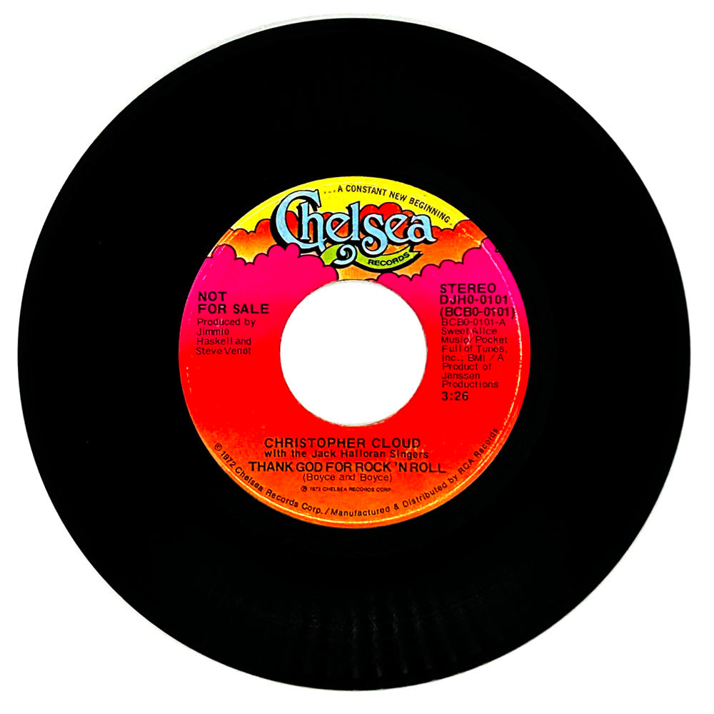 Christopher Cloud with the Jack Halloran Singers : THANK GOD FOR ROCK N'ROLL/ THANK GOD FOR ROCK N'ROLL