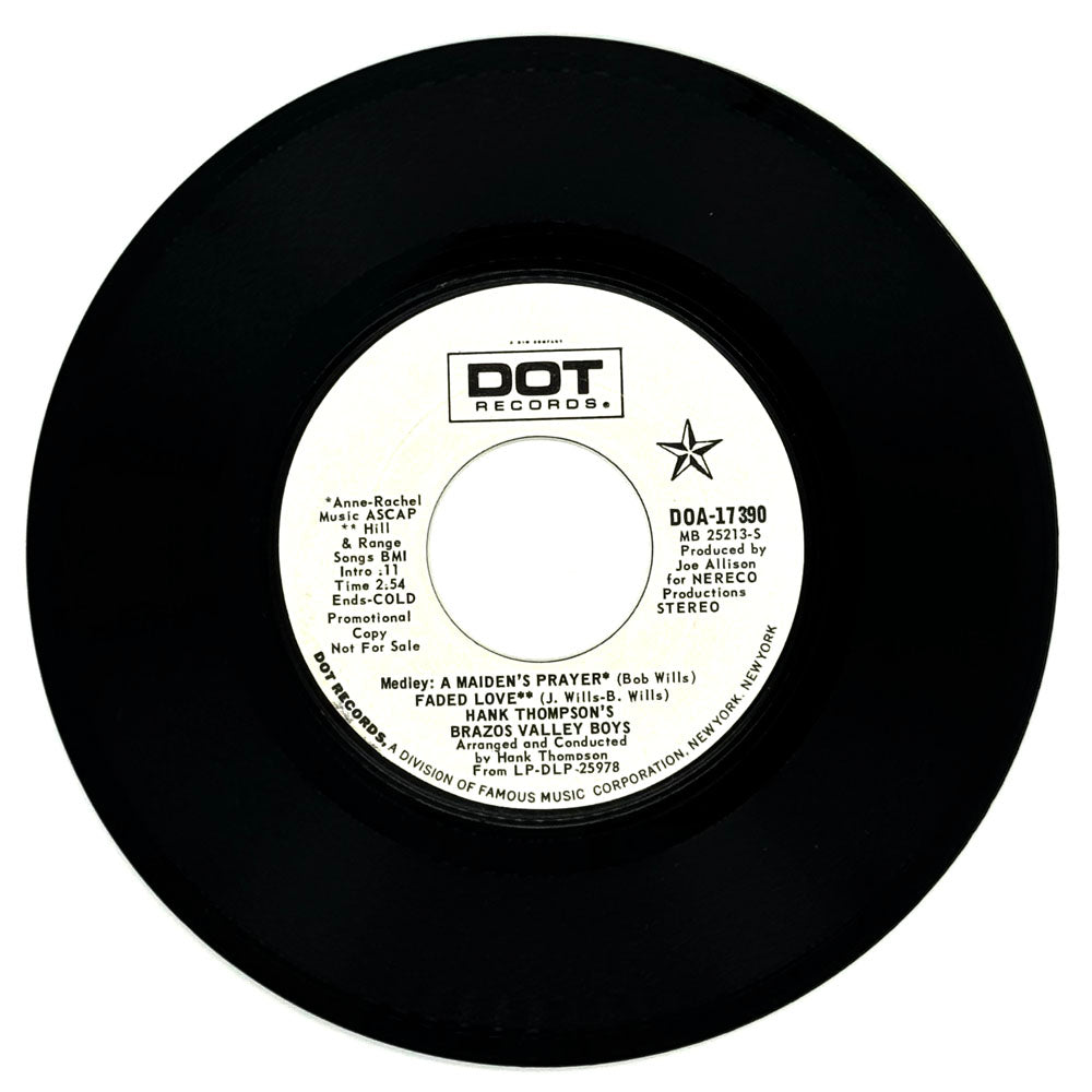 Hank Thompson's Brazos Valley Boys : MEDLEY: A MAIDEN'S PRAYER/FADED LOVE/ OKLAHOMA STOMP