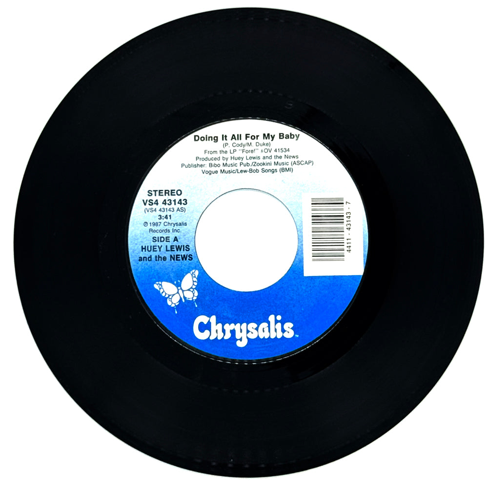 Huey Lewis & The News : DOING IT ALL FOR MY BABY/ NATURALLY