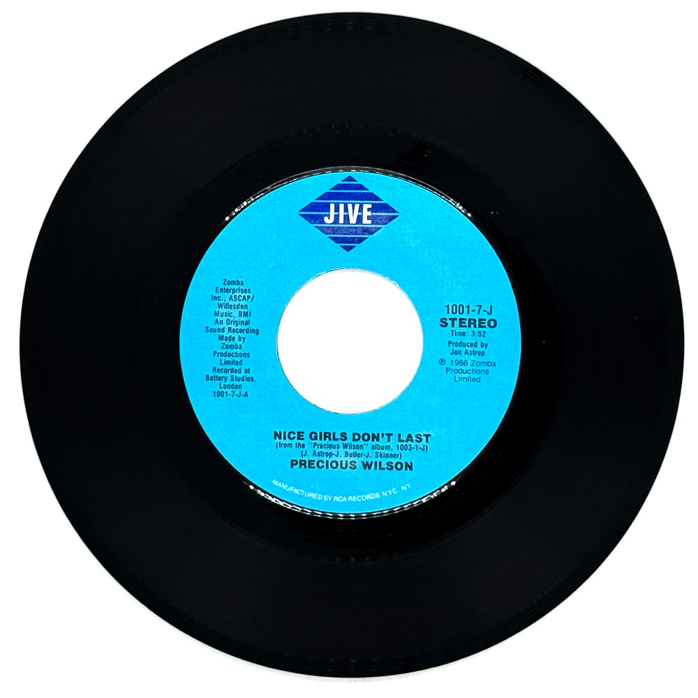 Precious Wilson : NICE GIRLS DON'T LAST/ NICE GIRLS DON'T LAST (INSTR. VERSION)